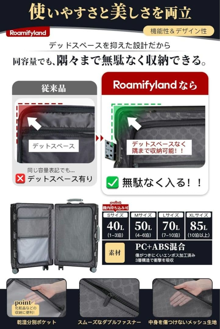 Mサイズ キャリーケース