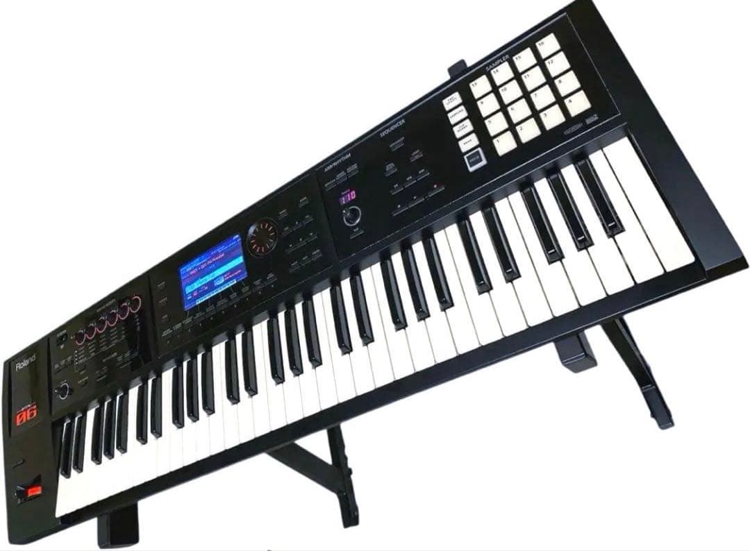 美品※動作不良有 Roland FA-06 61鍵盤 シンセサイザー 一式まとめ