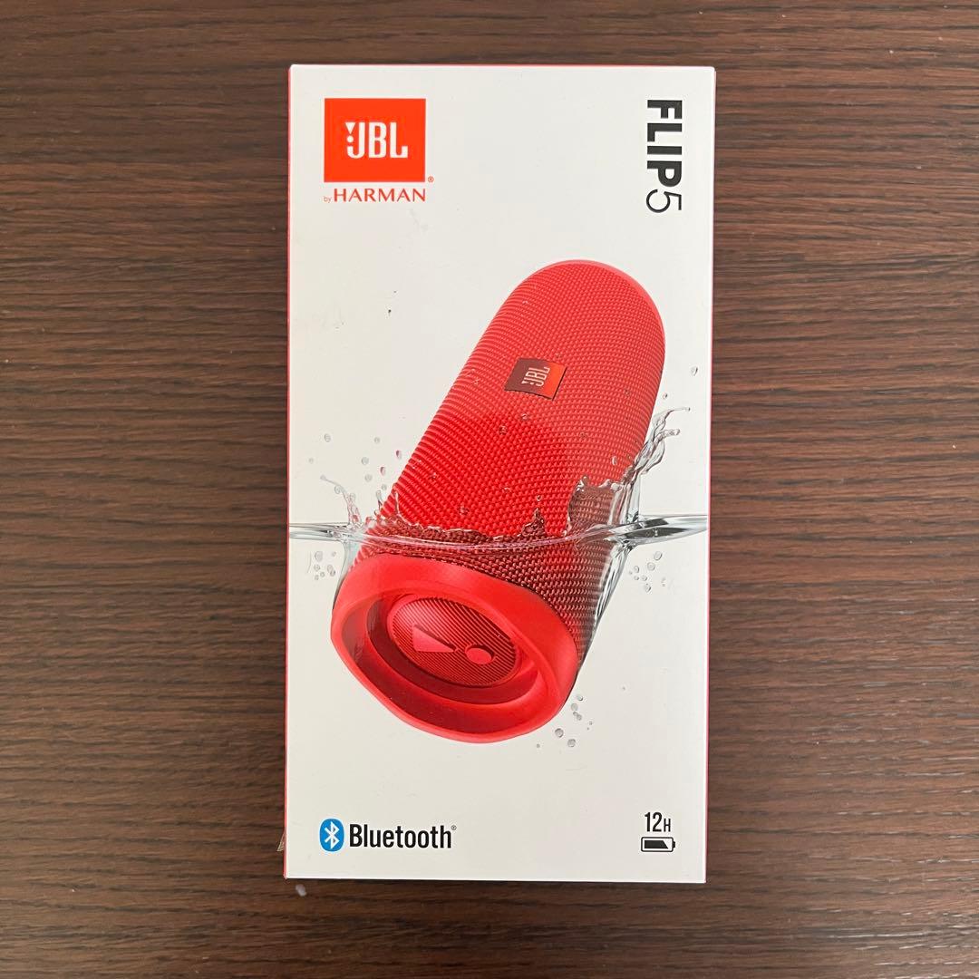 値下げ価格【新品・未開封】JBL FLIP5 スピーカー レッド)