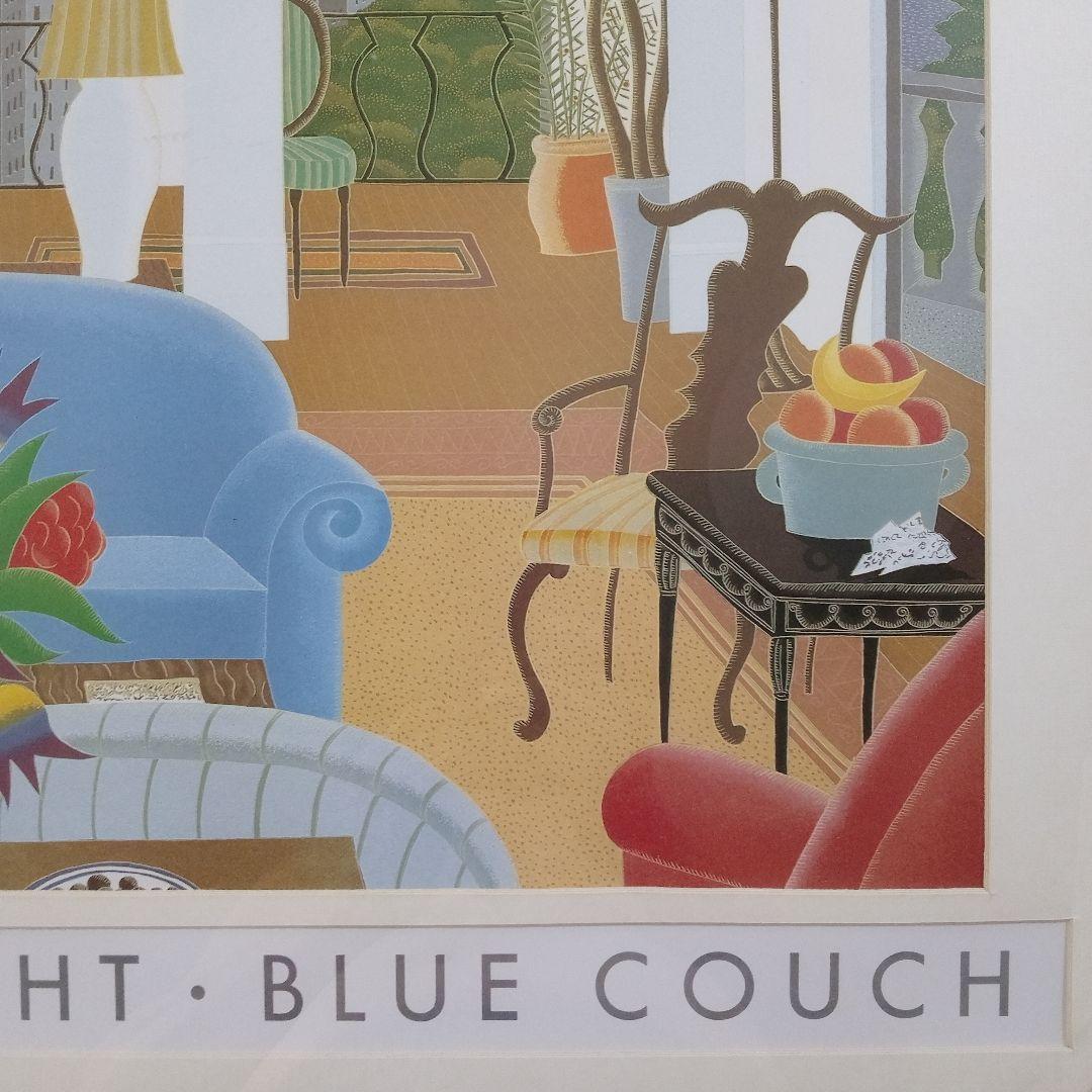 \"新品\"トーマスマックナイト　リトポスター『BLUE COUCH』共箱付