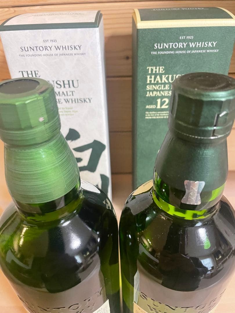 サントリー　白州12年100周年ボトルとシングル白州セット