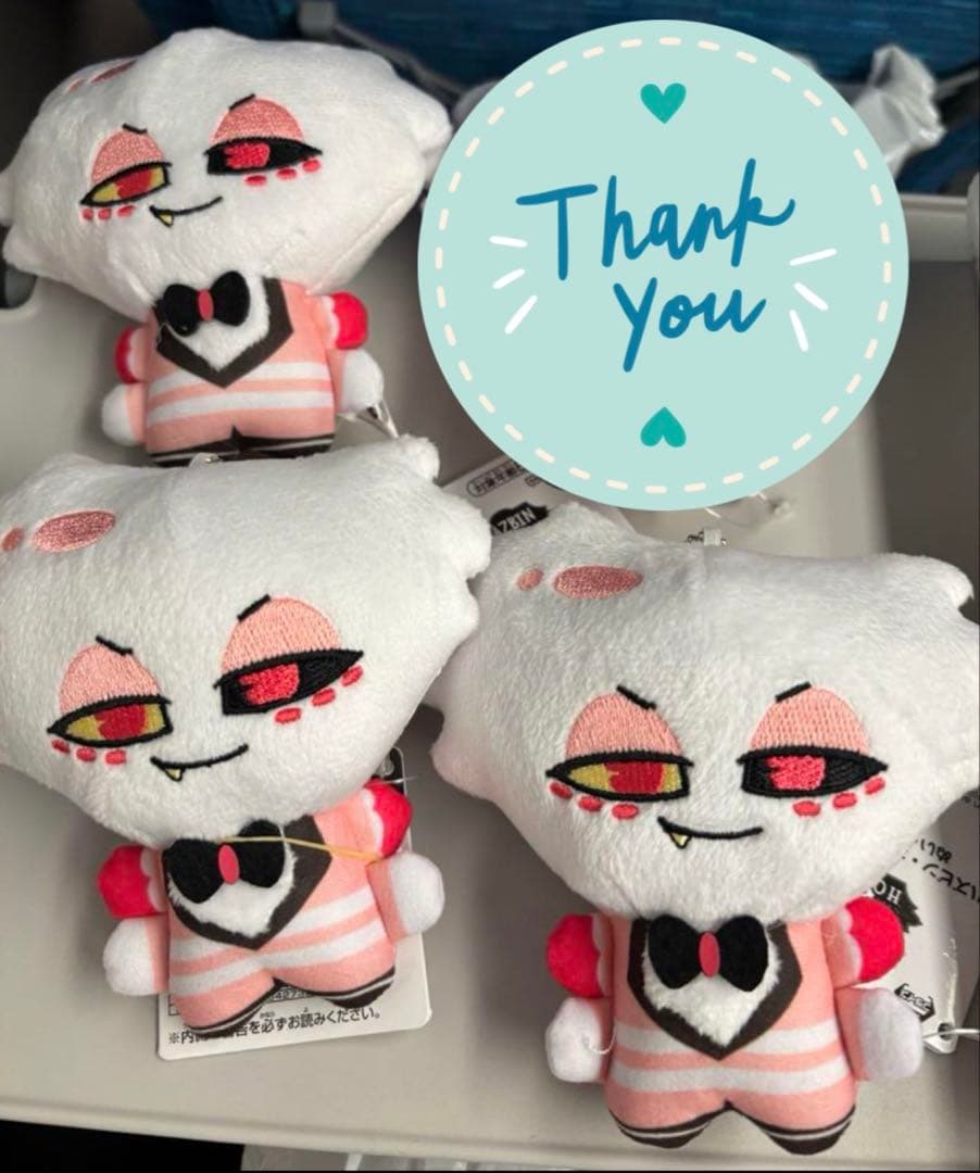 【新品 3個セット】ハズビン・ホテルへようこそ ぬいぐるみ エンジェル・ダスト