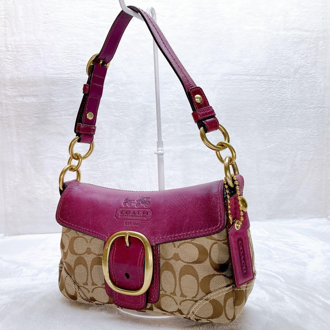 ✨美品✨COACH コーチ ソーホー ブリーカー ハンドバッグ　シグネチャー