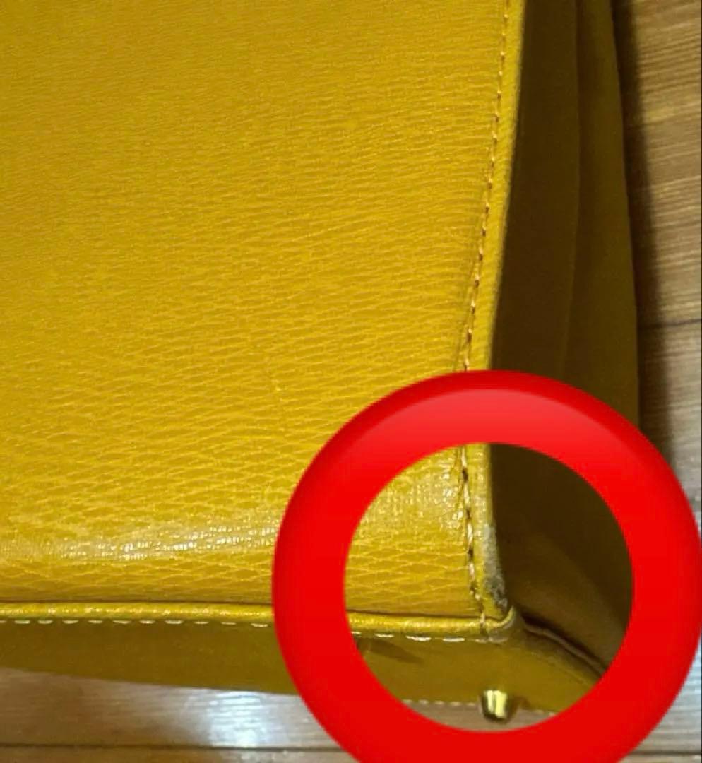 BURBRRY バーバリー ハンドバッグ トートバッグ イエロー