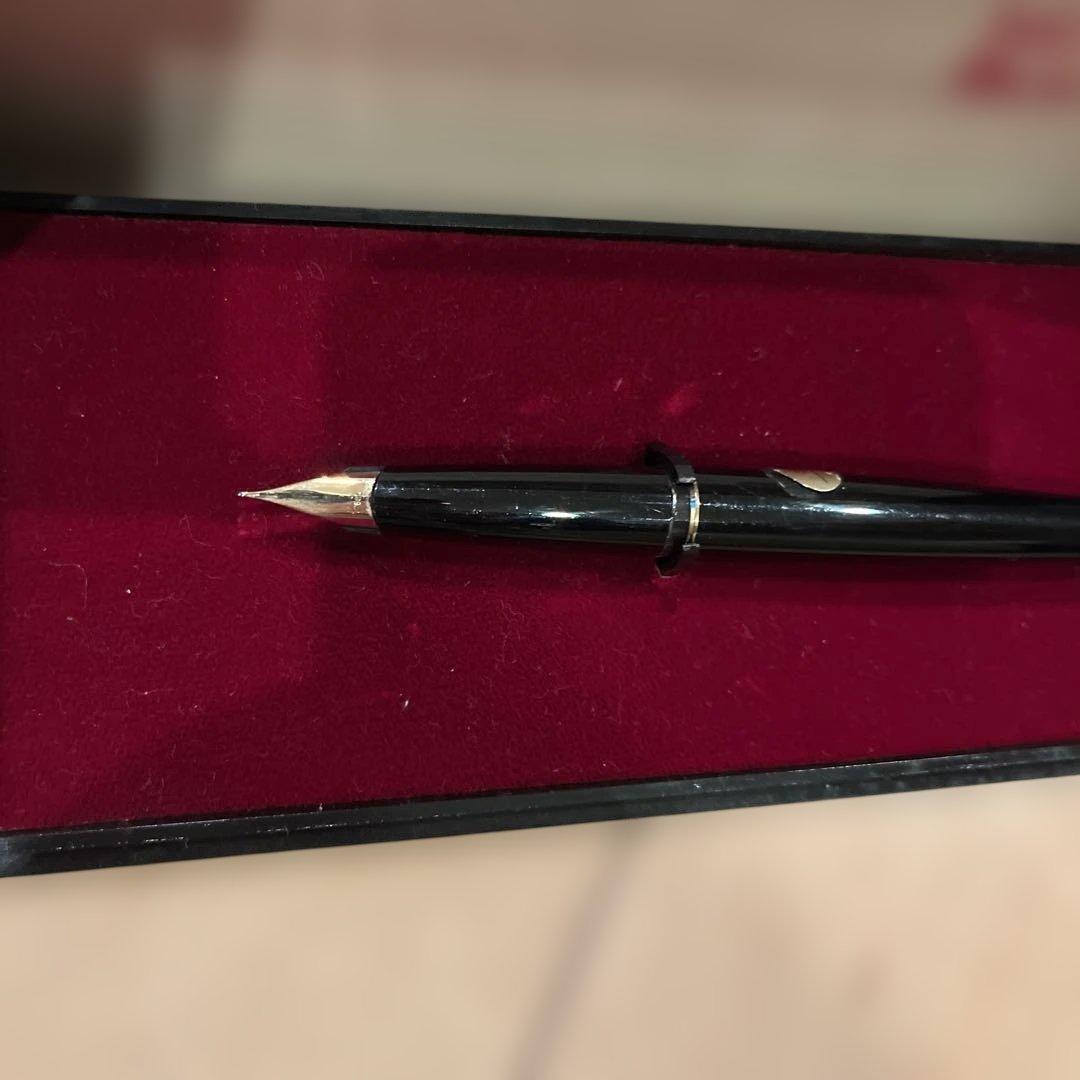 MONT BLANC ブラック万年筆585　アンティーク　レトロ