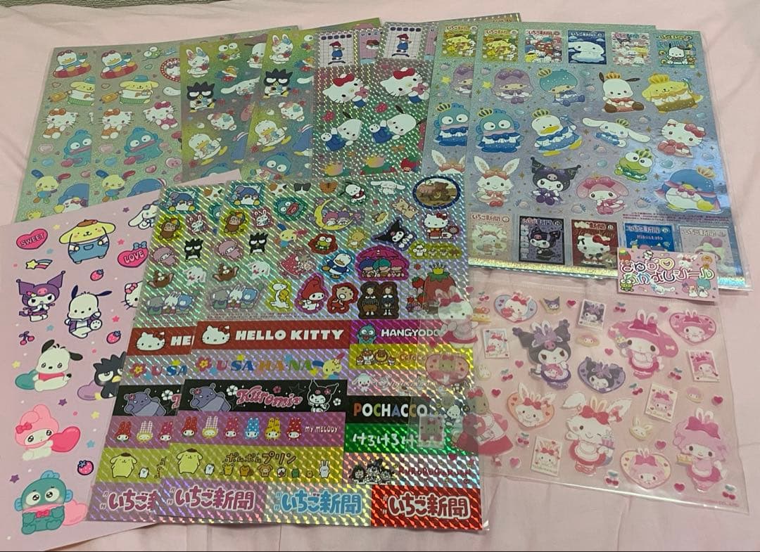 サンリオ　いちご新聞の付属セット