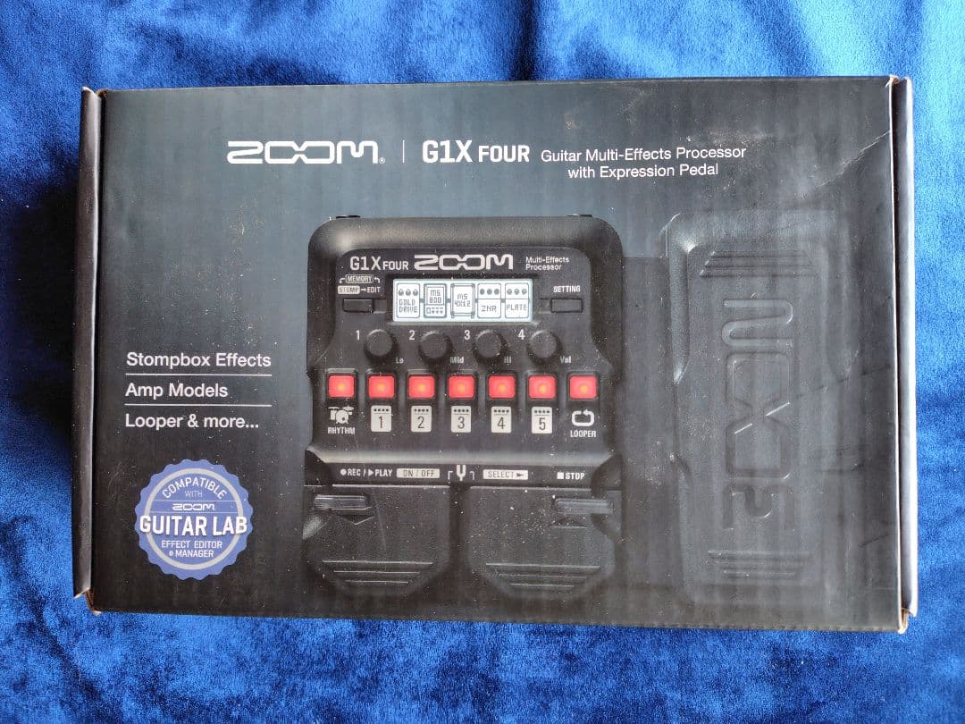 ZOOM G1X FOUR マルチエフェクター（エクスプレッションペダル付）
