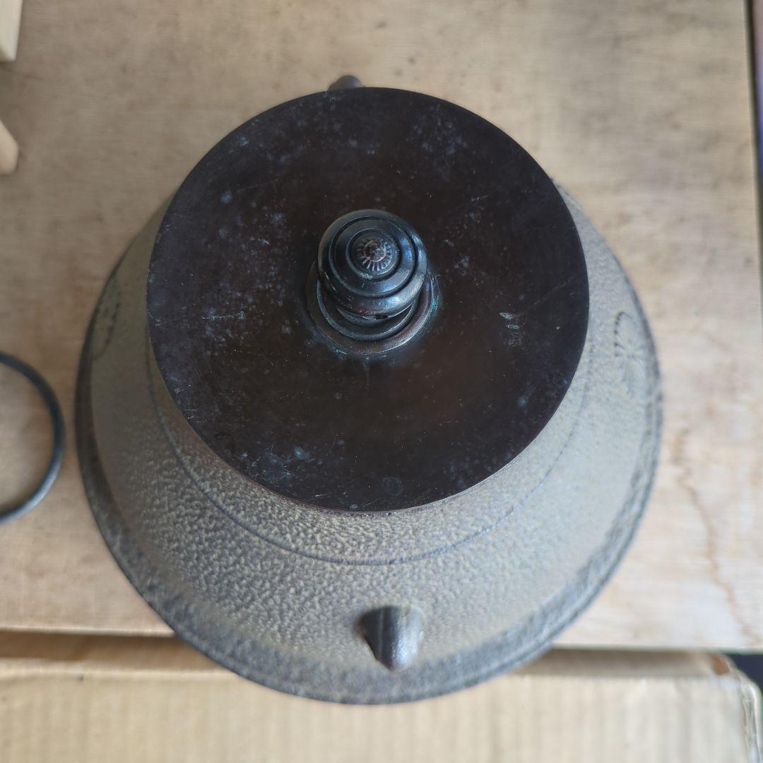 鶴首釜　唐松　菊池政光　茶道具　茶道　木箱　釜　在銘