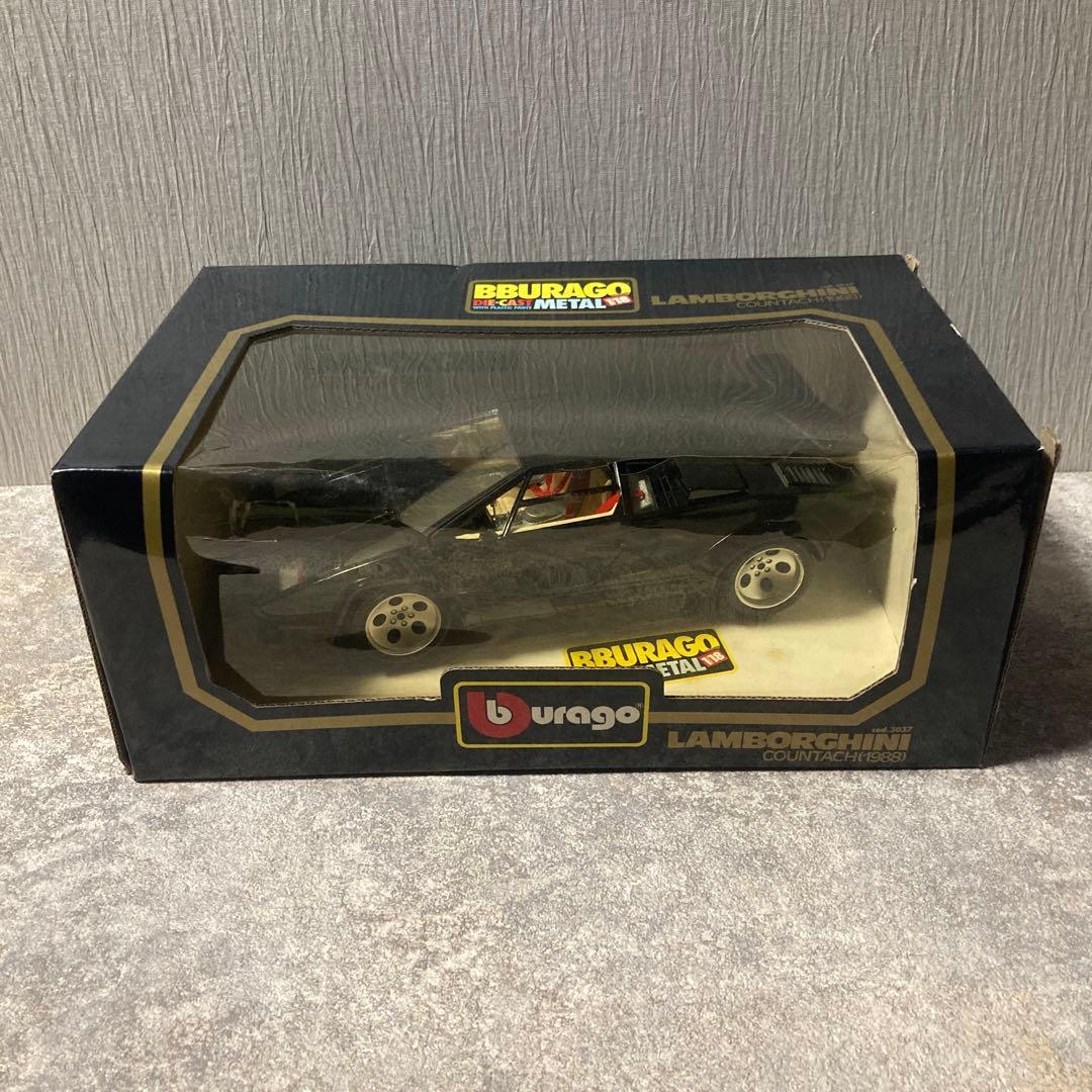 Bburago Lamborghini Countach (1988)黒