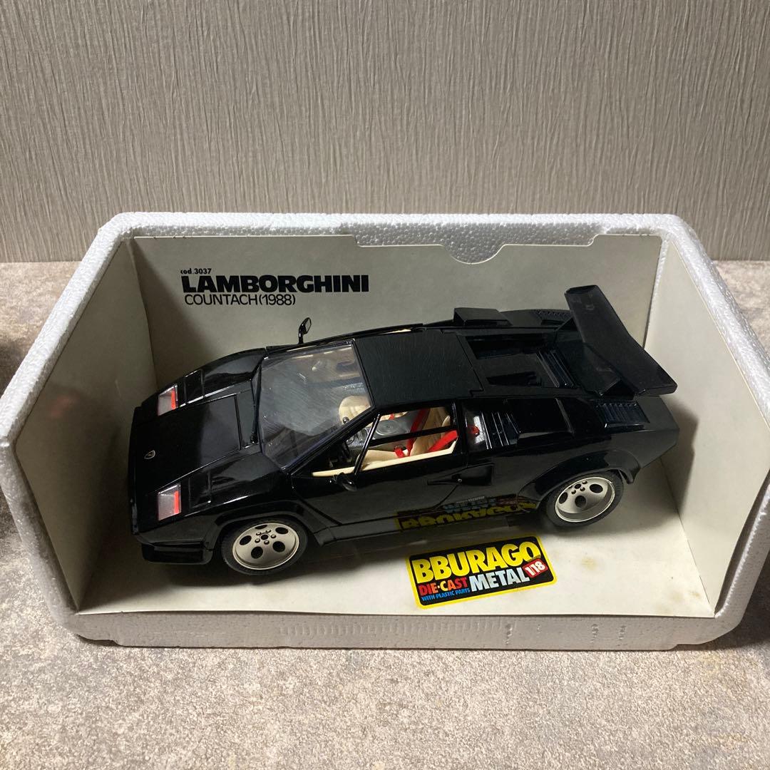 Bburago Lamborghini Countach (1988)黒
