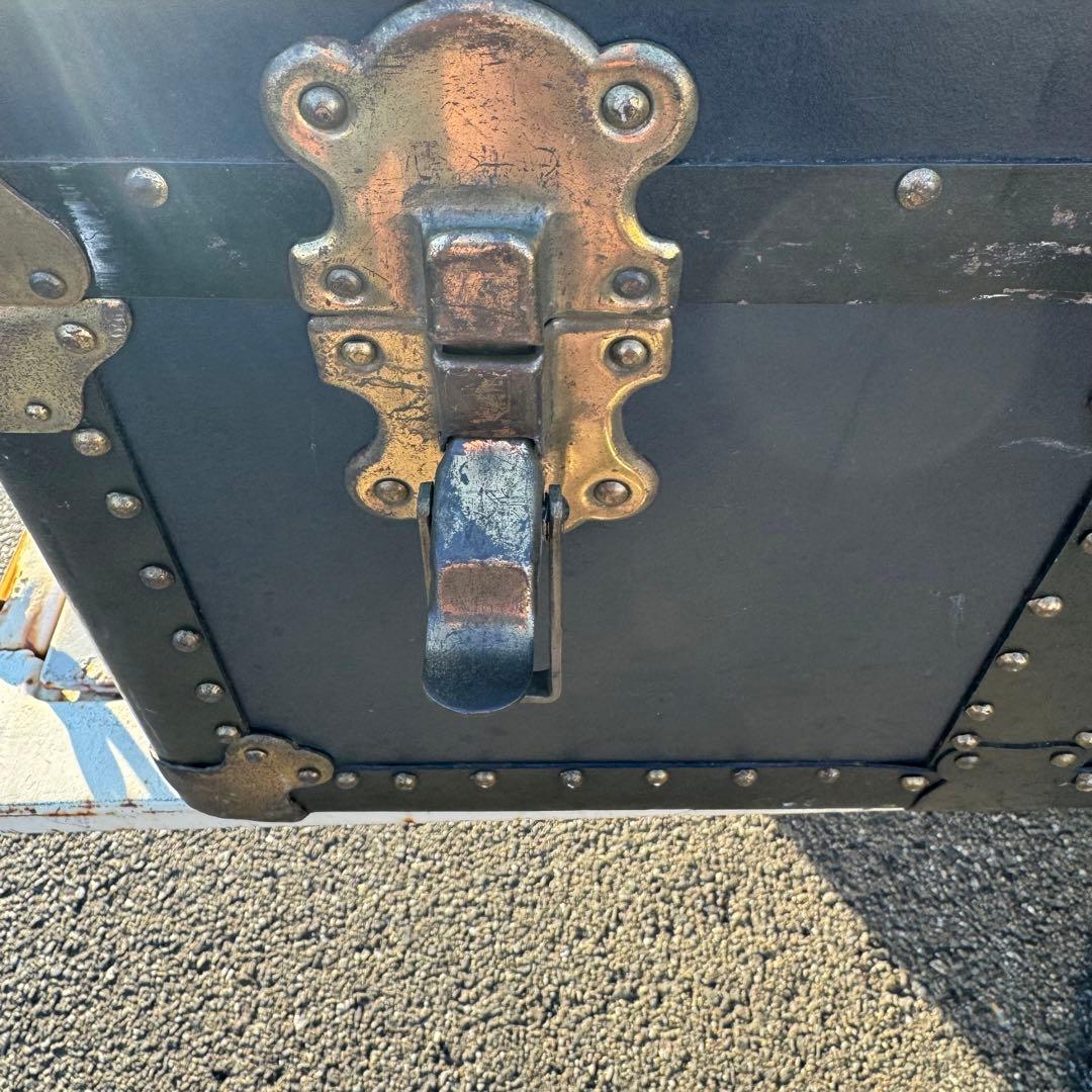 石川トランク製大型船舶トランク 海軍 戦前物？ヴィンテージ昭和レトロアンティーク