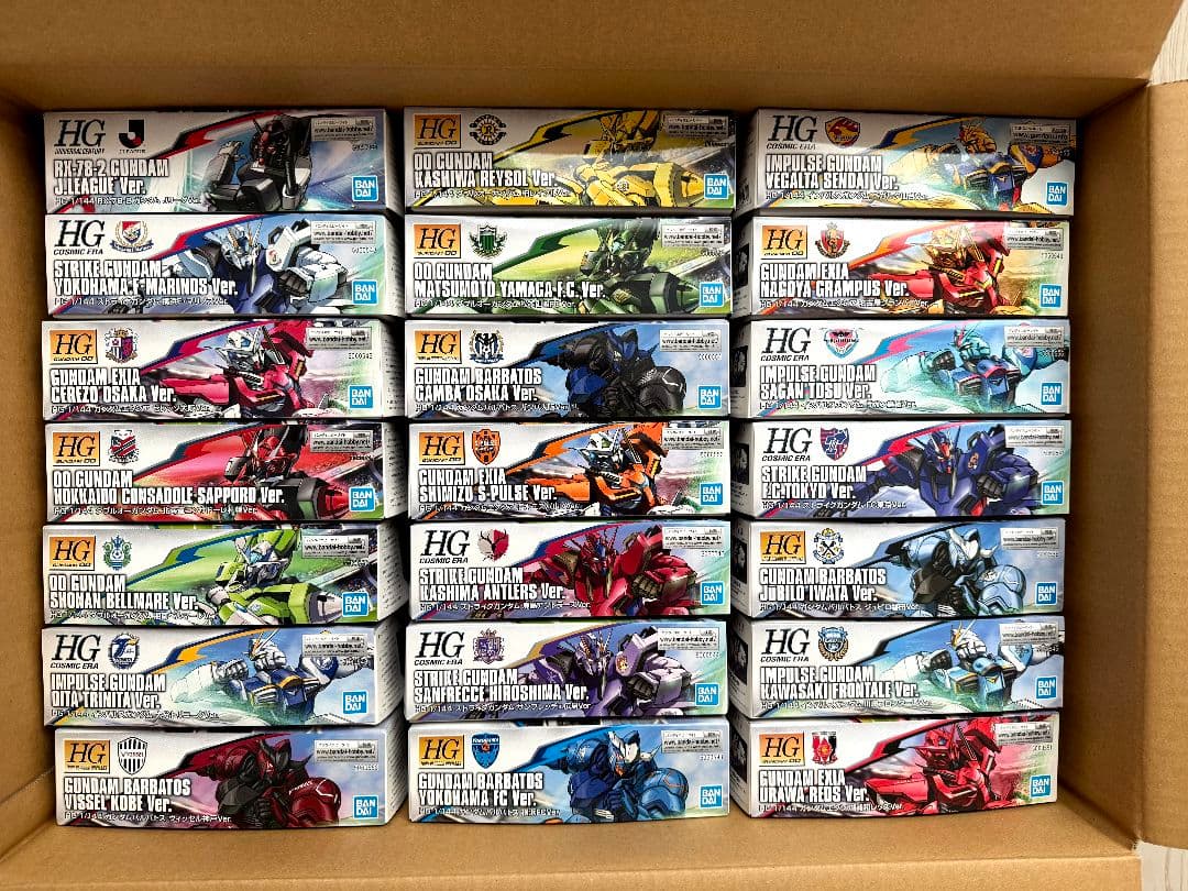 Jリーグ ガンプラ HG セット 未組立　フルコンプ バンダイ