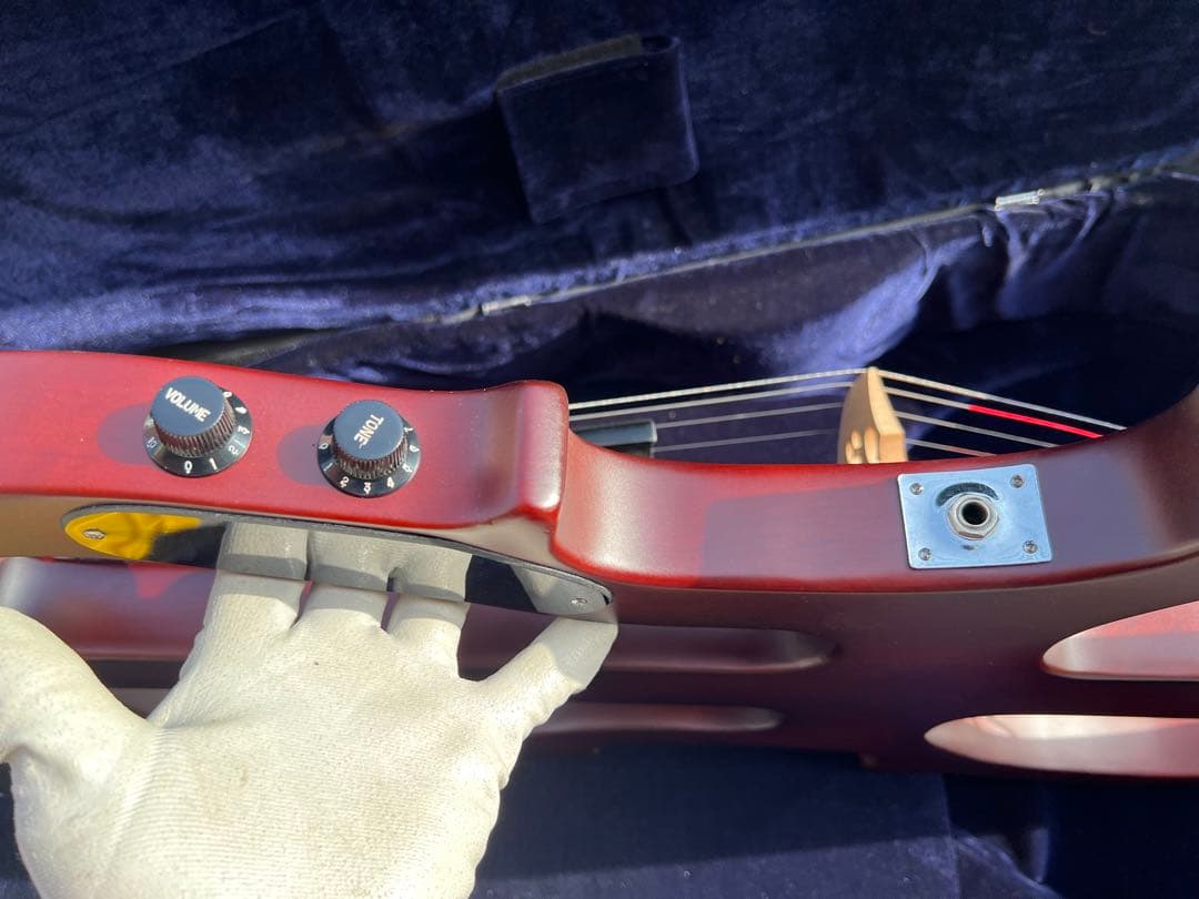 【弓・収納袋付き】エレクトリックチェロ サイレントチェロ 木製 梱包頼める便