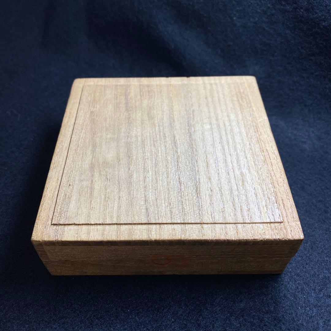 江戸期　金象嵌刀鍔　共箱　89g 東Y7-0311☆2F