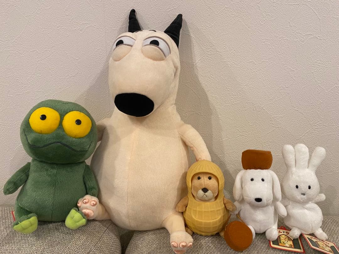 バムとケロ　仲間たちぬいぐるみセット みんなタグ付き