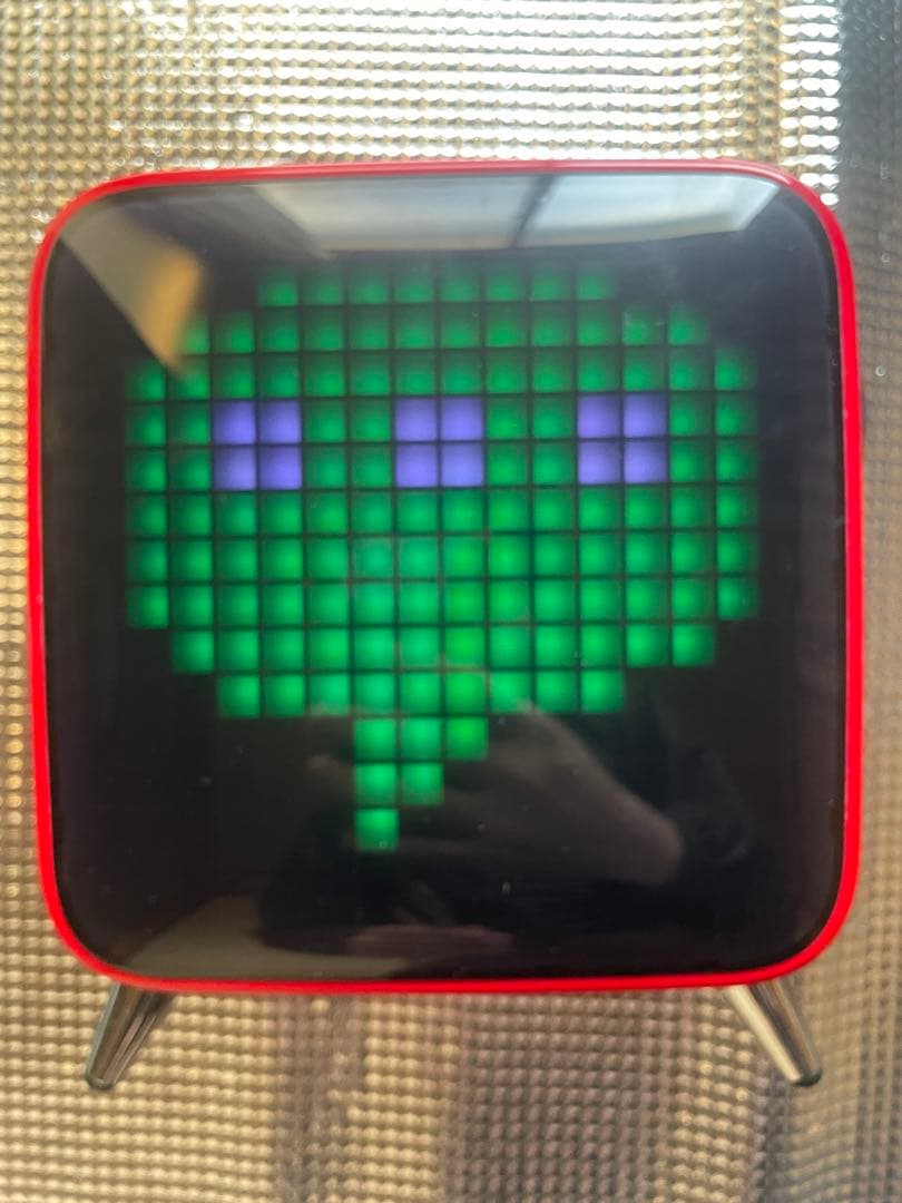 【レア品】Tivoo-Max-audio ワイヤレススピーカー 赤divoom