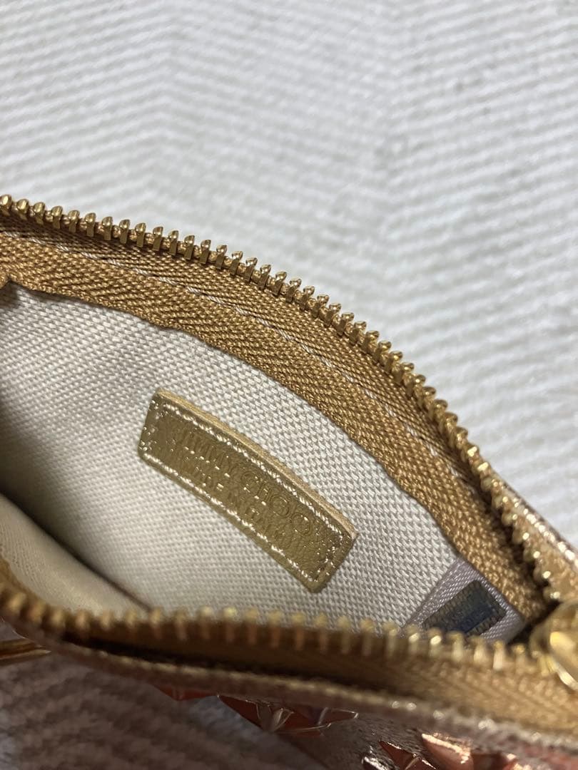 JIMMY CHOO ジミーチュウ 星スタッズデザイン/チェーン付きケース