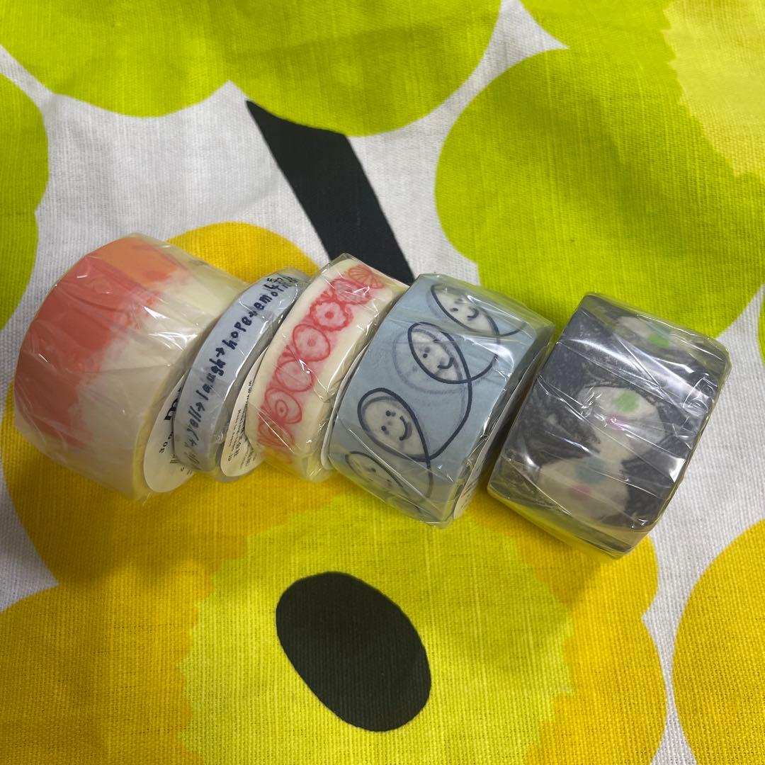 新品未使用 mt ミナペルホネン 5本セット マステ マスキングテープ カモ井