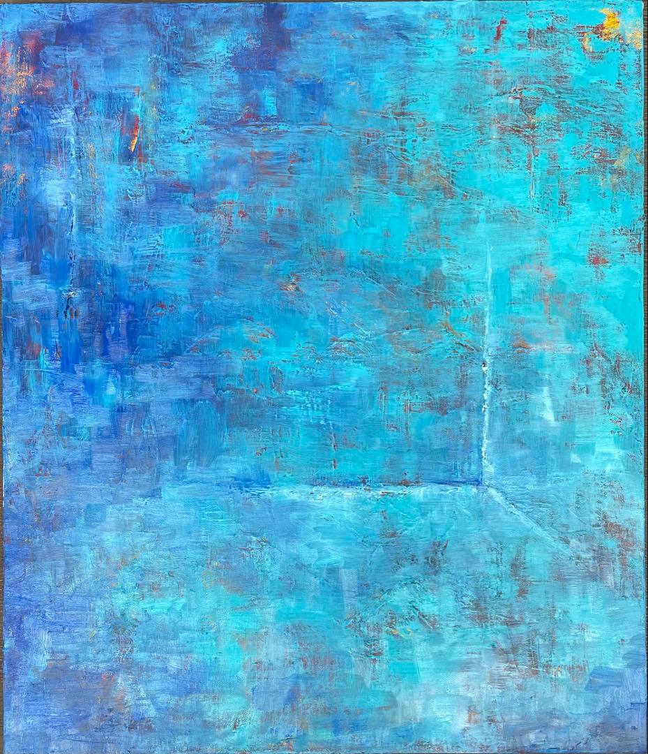 絵画　油絵　原画　抽象画　現代アートF10