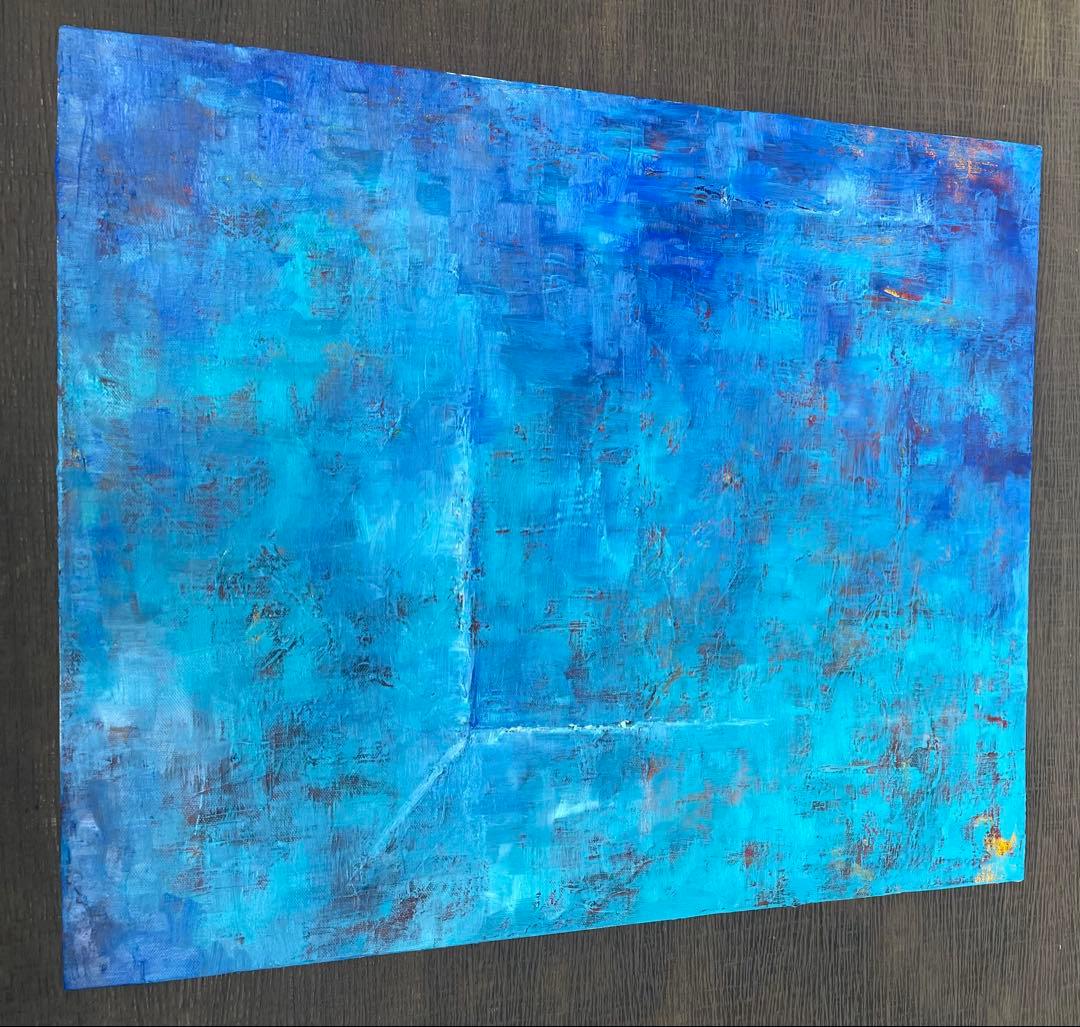 絵画　油絵　原画　抽象画　現代アートF10