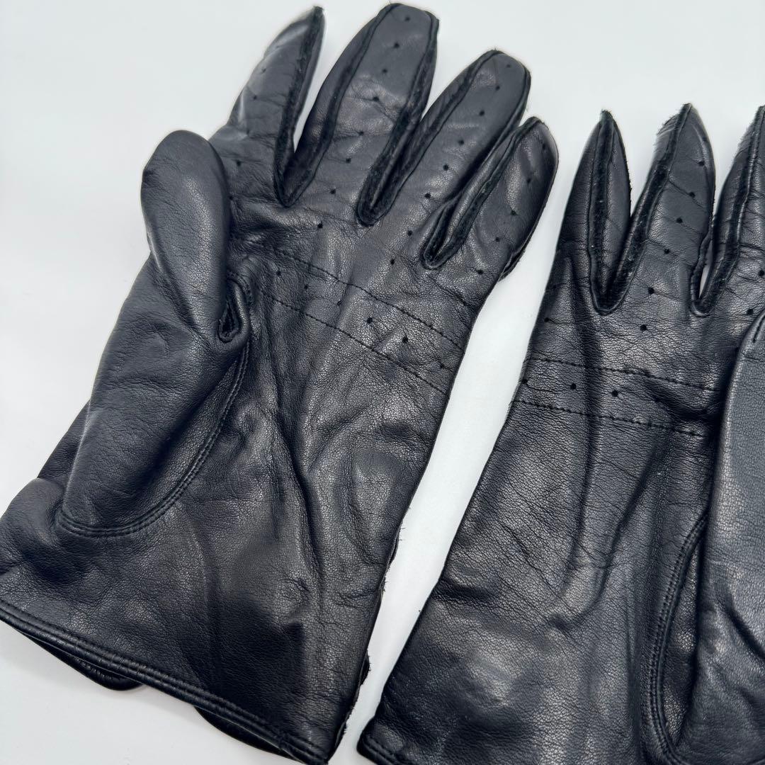 Yohji Yamamoto POUR HOMME レザーグローブ 手袋 ボタン
