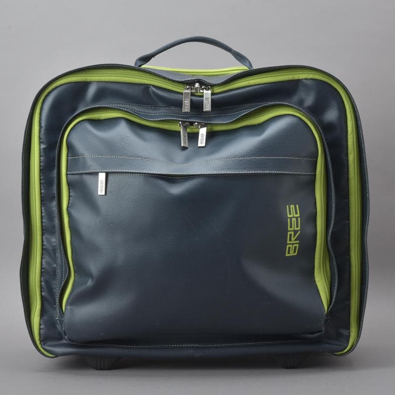 BREE◇ブリー キャリーバッグ スーツケース 機内持込可 PVC ネイビー