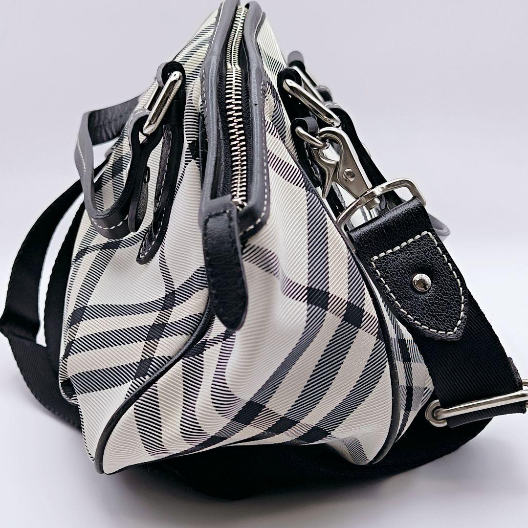 バーバリーブルーレーベル 2way ハンドバッグ ショルダーバッグ ノバチェック