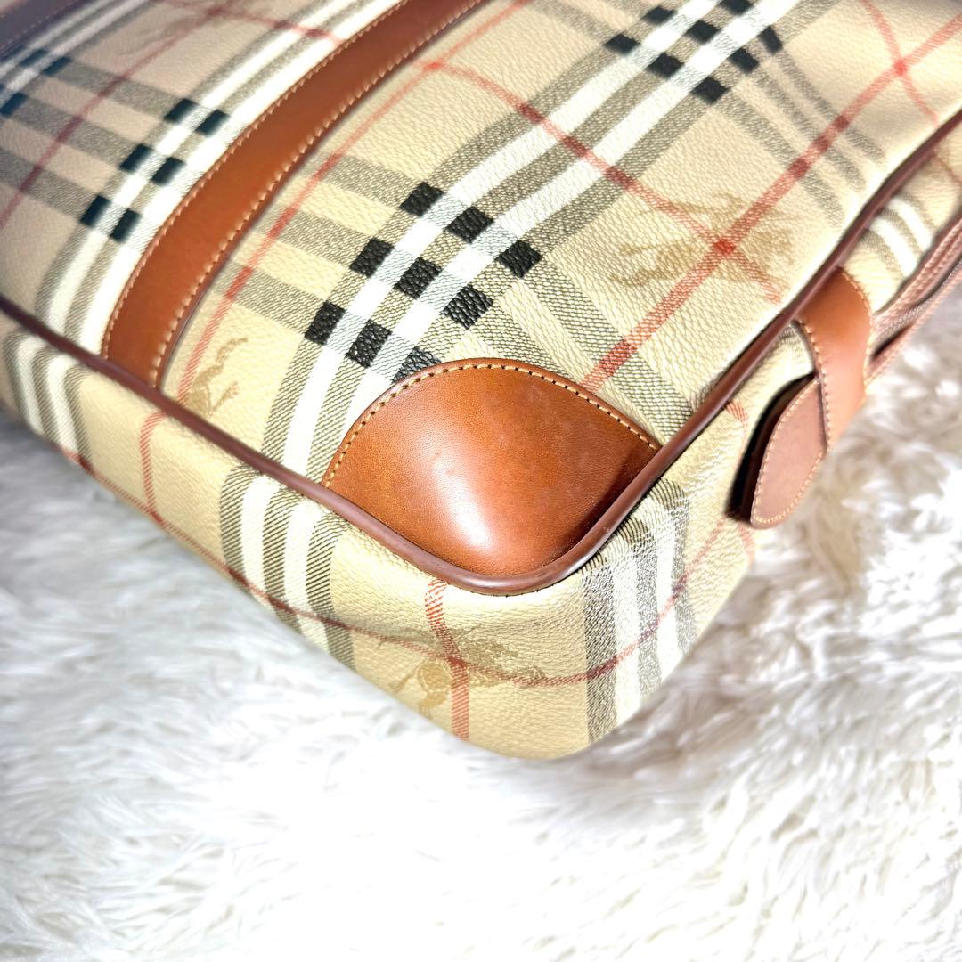 BURBERRY バーバリー ブリーフケース ビジネスバッグ PVC ブラウン