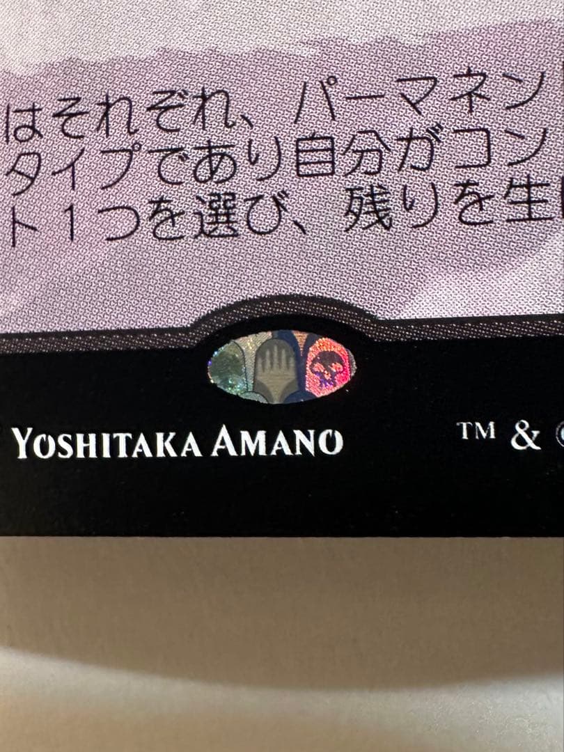 MTG 戦慄衆の将軍、リリアナ　絵違い 非foil 天野喜孝　状態良好品