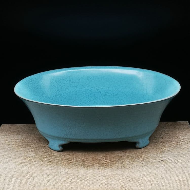 水仙鉢 禅意生け花器 水培陶磁 華道磁器 置物