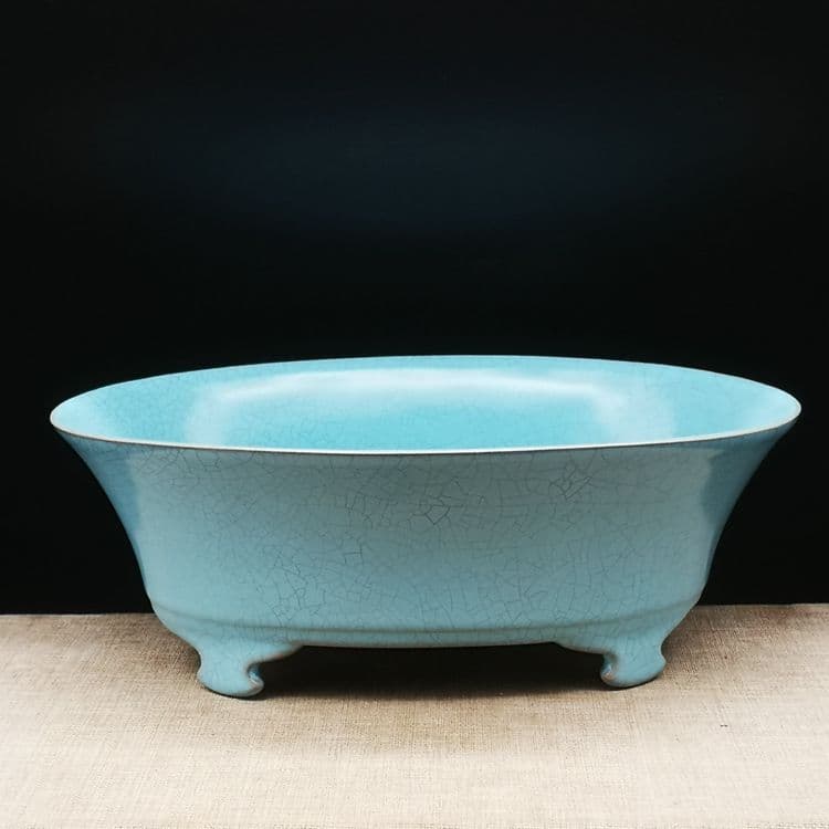 水仙鉢 禅意生け花器 水培陶磁 華道磁器 置物