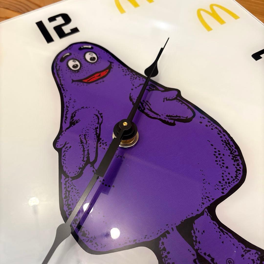 スーパーレア！　1978年　グリマス　マクドナルド　ウオールクロック　看板