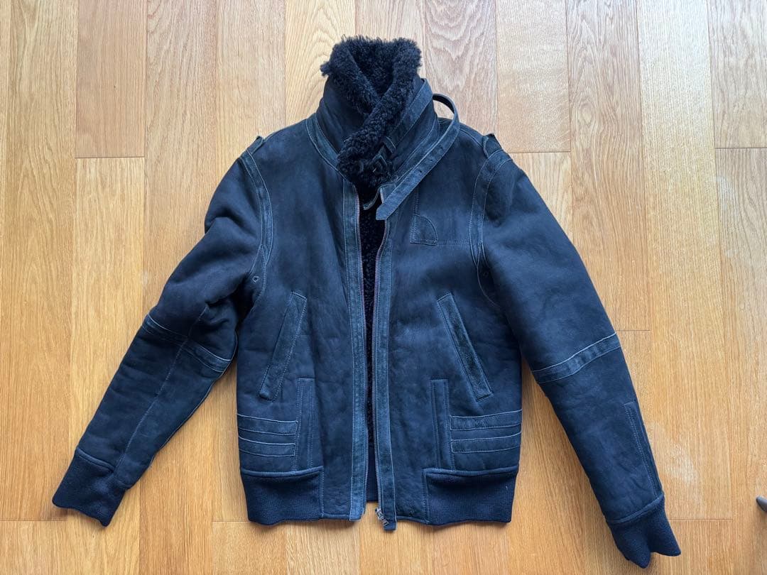 NEIL BARRETT ムートンレザージャケット XS