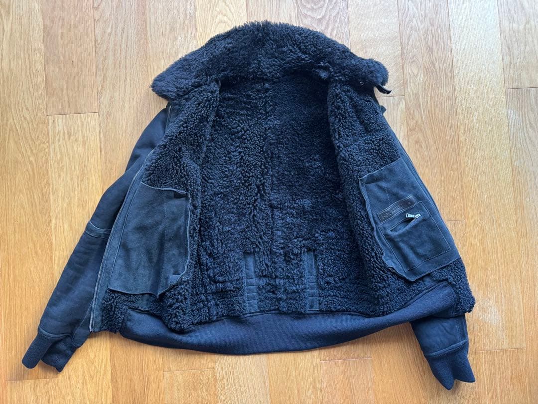 NEIL BARRETT ムートンレザージャケット XS