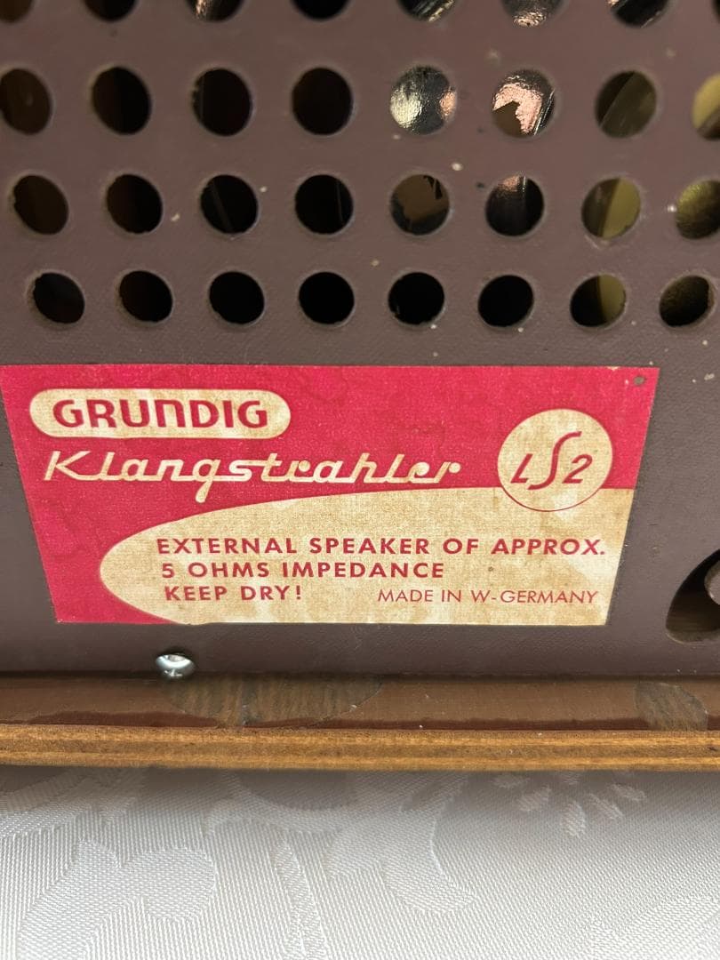 独グルンディッヒGrundig 1950'スピーカー美品ペア