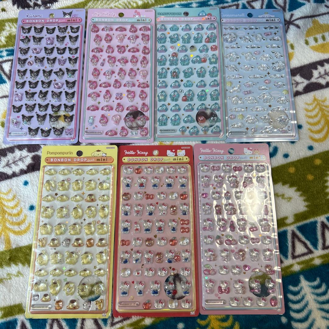 正規品 新品ボンボンドロップmini 7種セット サンリオ