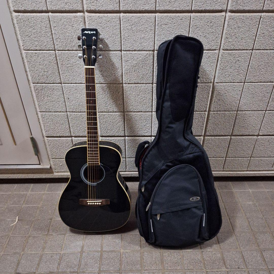 PRGR ARIA アリア ギター ブラック アコースティック ケース付き