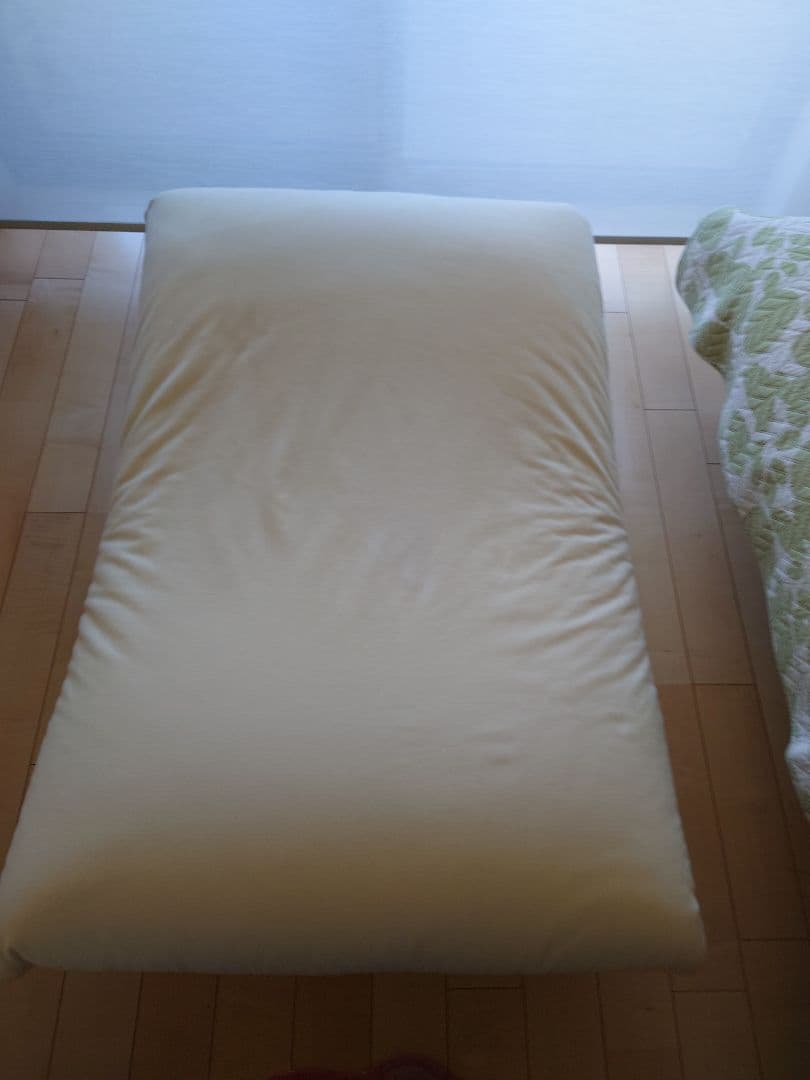 MAKI様用☆リーン・ロゼ　オットマン　ミルキーホワイト生地