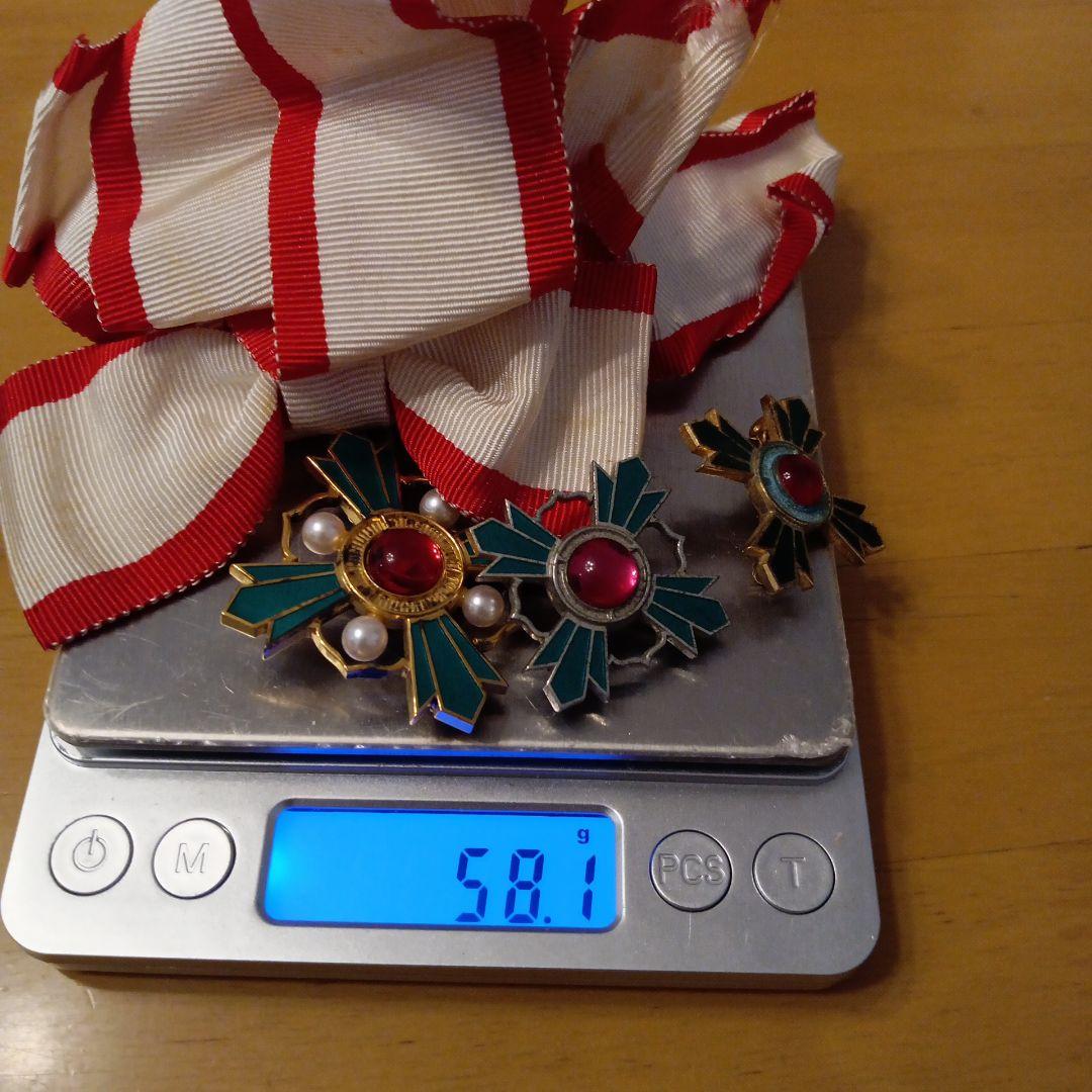 【レア】交通栄誉章 金章 銀章 銅章 純銀製 勲章 徽章 メダル パール 別2