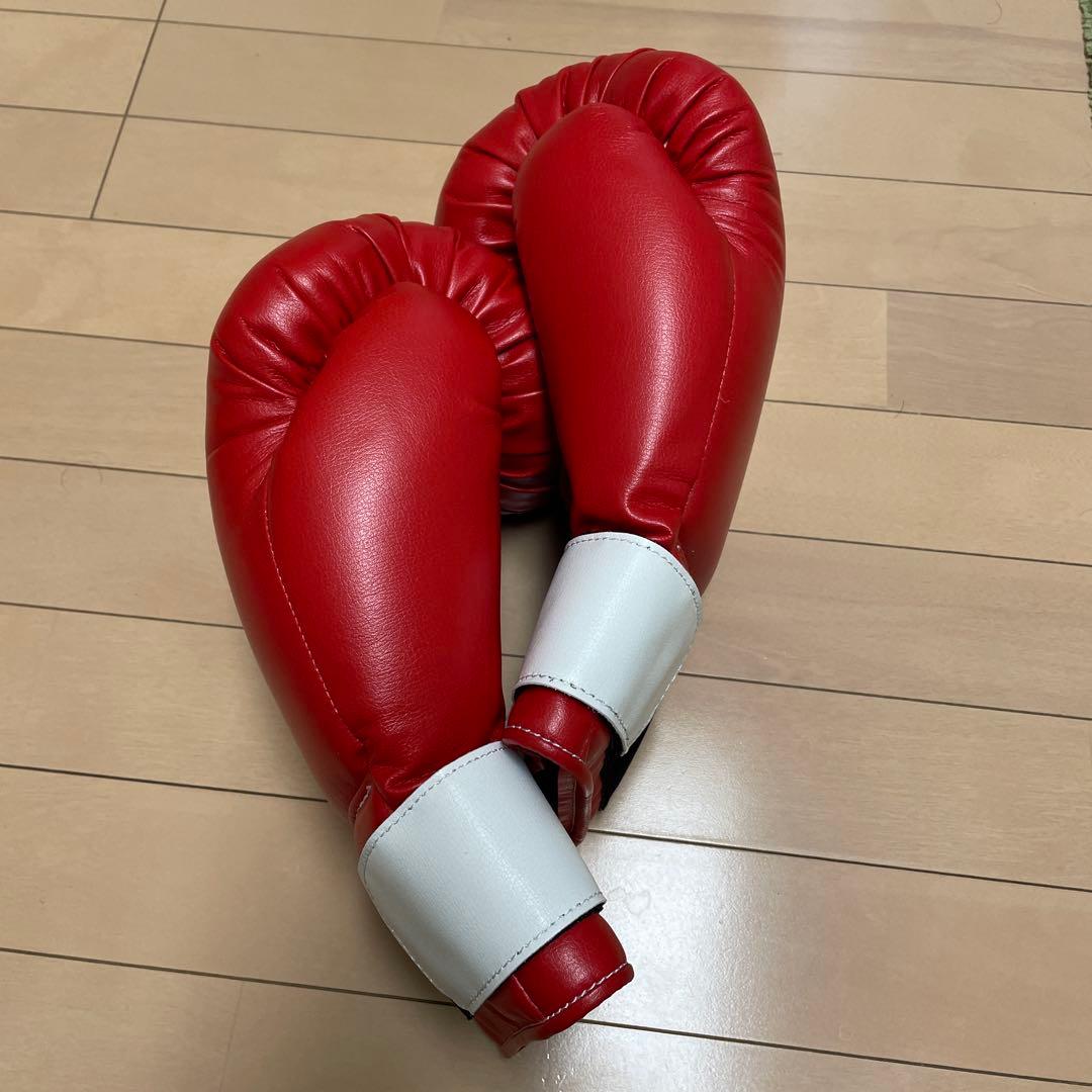 新品即日発送 ウイニング 14オンスグローブ レッド JABF-14