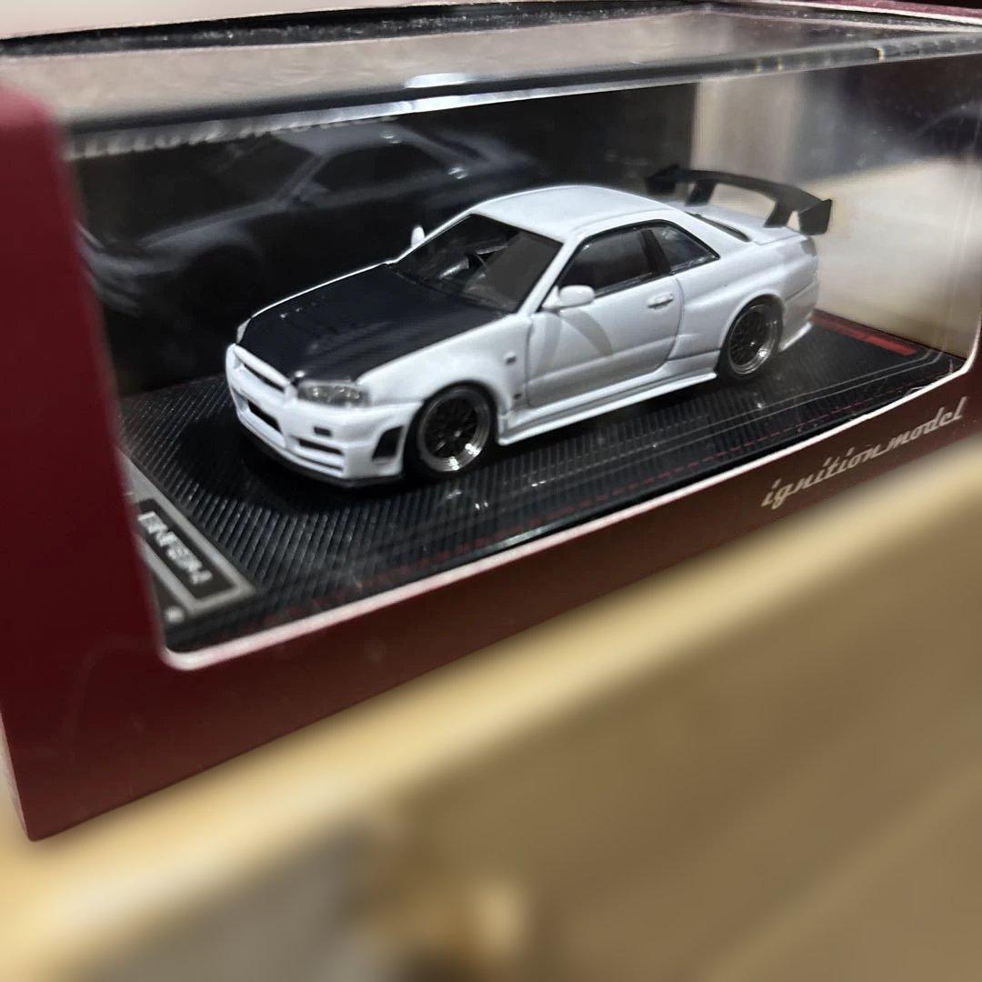 1/64 イグニッション　NISMO R34 GT-R Z-tune 白