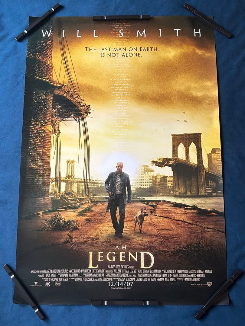アイ・アム・レジェンド　USオリジナル映画ポスター