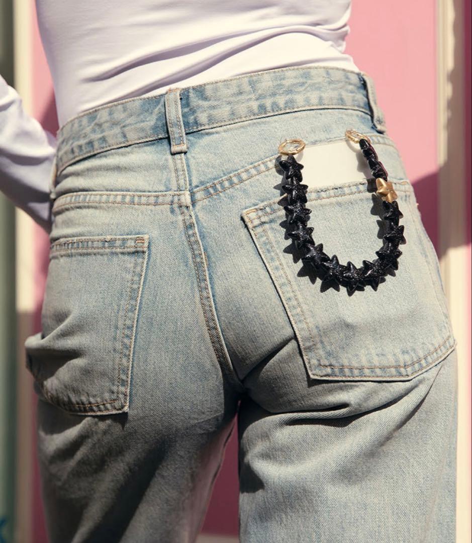 LOUVINI ハンドストラップ　PETIT ETOILE　BLACK