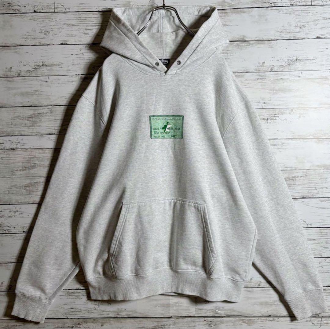 【アメックスロゴ】STUSSY ステューシー ビッグサイズ 人気カラー パーカー