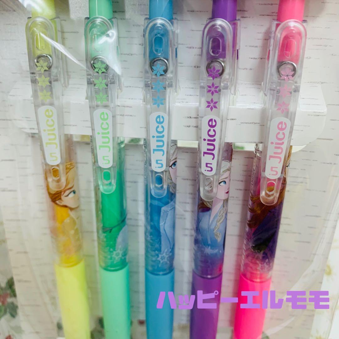 ディズニー　ボールペン　アナ雪　アナエルサ　カラー　新品