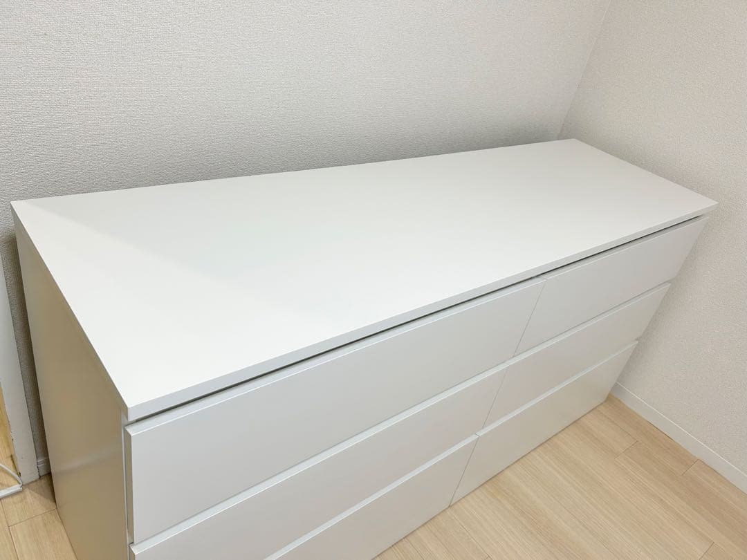 IKEA MALM（マルム）チェスト6段 ホワイト