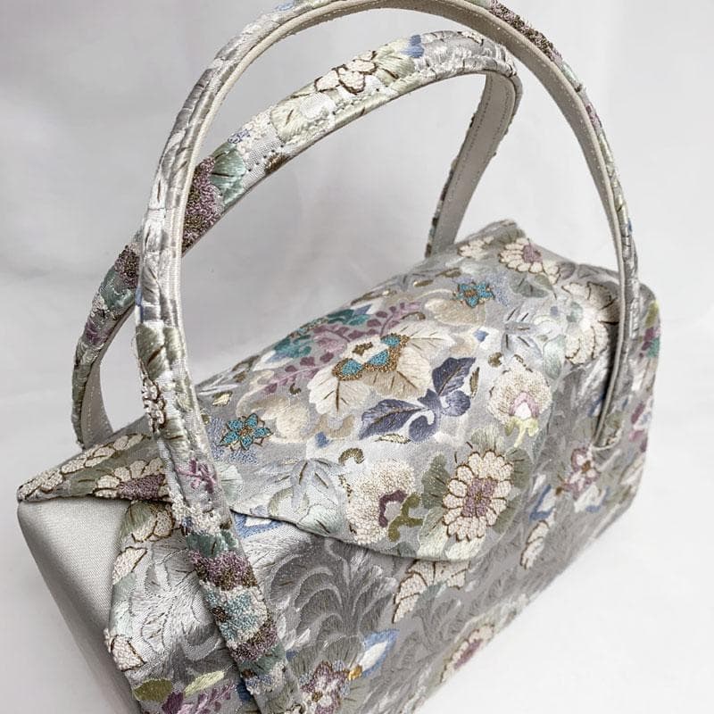 508mg3◆総刺繍 高級和装バッグ 相良刺繍 蘇州刺繍◆美品