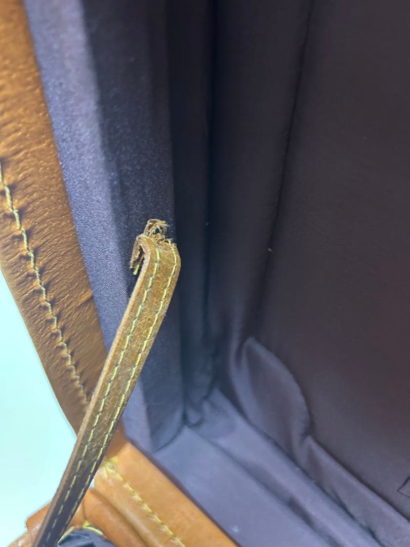 アサヒビール 本革 ミニトランク 旅行バッグ 5KJ98 アンティーク