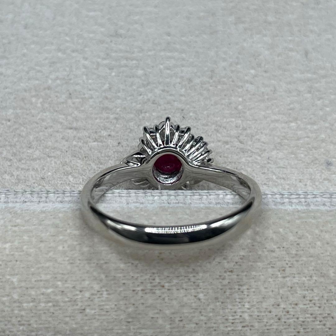 専用JL197★高級 ルビー0.73ct ダイヤモンド プラチナ リング ソ付