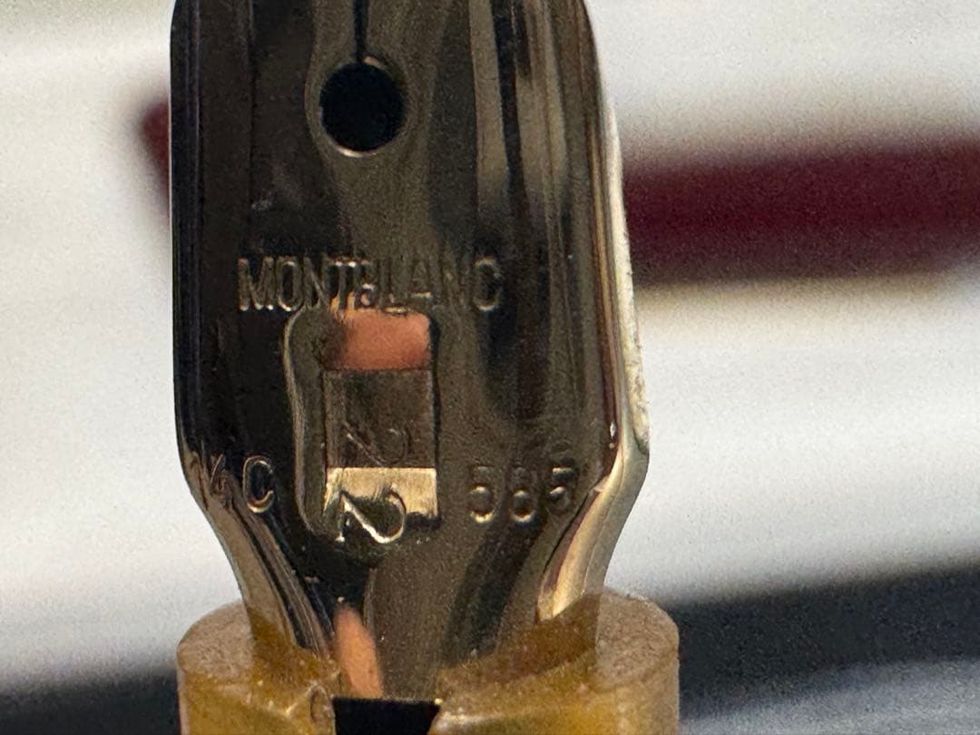 【極美品】モンブランNo22 万年筆ボルドー